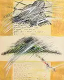 Veronica Bolay, Balance & Inbalance II, 1992, oil and mixed media on paper