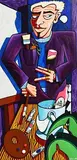 Jonathan Knuttel, Artist at Work, oil on canvas