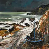 The Wild Atlantic Way by J.P. Rooney, oil on board, sold Mar 2019