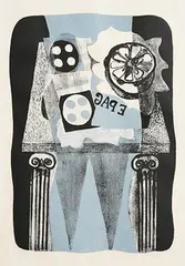 Robert MacBryde, Cape, limited edition lithograph - numbered 18 from an edition of 30 printed by Curwen Press for St. George's Gallery