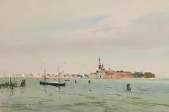 John Barrie Haste, Venice, watercolour
