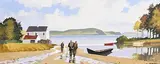 Come Days End, Minaun, Co Mayo by John Francis Skelton, oil on canvas board, sold Mar 2019