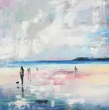 A Warm Summer's Evening by Paula McKinney, oil on board, offered Mar 2019