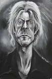Niall O'Loughlin, David Bowie, oil on canvas