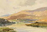 Connemara Lake by Frank McKelvey, watercolour, sold Mar 2019