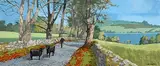 The Golden Mile, Mullagh, Cavan by John Francis Skelton, oil on canvas board, sold Mar 2019