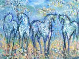 Declan O'Connor, The Orchard, oil on canvas