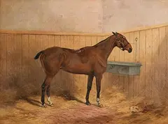 Blanchardstown by Henry Frederick Lucas Lucas, 1895, oil on canvas, sold Mar 2019