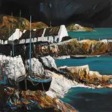 A Quiet Irish World by J.P. Rooney, oil on board, sold Mar 2019