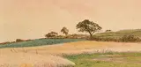 Henry Albert Hartland, Landscape, 1887, watercolour