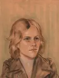 Seán O'Sullivan, Portrait of a Girl, pastel