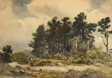 Wycliffe Egginton, Home from Market, watercolour