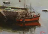 Mat Grogan, Roundstone, oil on board