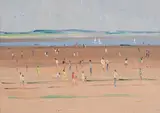 James Nolan, Sandymount Strand, oil on canvas board