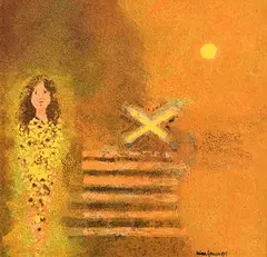 Brian Ferran, Madbh, mixed media on board