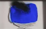 Gert van Maanen, Blue Screen, 2004, mixed media and dry pigment on acrylic sheet