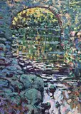 The Old Bridge, Aveze by Arthur K. Maderson, oil on board, offered Jan 2019