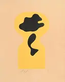 Soleil Recercle (Couverture) by Hans Arp German & French, 1966, woodcut in colours - no 6 from an edition of 60, sold Jan 2019