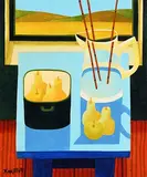 Still Life by the Windowsill by Graham Knuttel, oil on canvas, offered Jan 2019