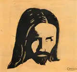 Christy Brown, Christ, 1971, oil on board