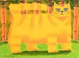 Ginger Cat by Graham Knuttel, pastel, sold Jan 2019
