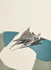 Lynn Chadwick British, Homage a Picasso, 1971, limited edition lithograph - numbered 40 from an edition of 90