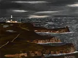 Patsy Dan Rodgers, Tory Island, oil on board