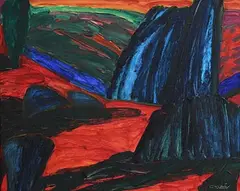 William Crozier, Winter Kilcoe, 1993, oil on canvas