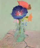 Fred Cuming Ra British, Still Life - Flowers in a Vase, oil on canvas