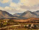 Connemara Landscape Near Recess by Maurice Canning Wilks, oil on canvas, sold Dec 2018