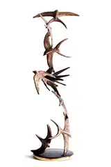 Flight of the Sand Martins by Colm J. Brennan, unique bronze, sold Dec 2018