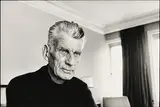 John Minihan, Samuel Beckett Photographed in Room 604, Hyde Park Hotel, London