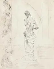 William Tolliver, Bathing Nude, limited edition lithograph - artist's proof 1/5