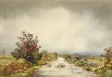 A Soft Day, Galway by Frank Egginton, watercolour, sold Dec 2018