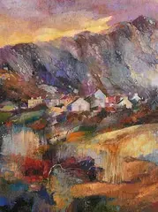 Maurice Henderson, Allihies, West Cork, oil on canvas