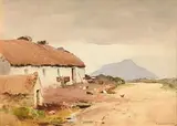 Road to Achill, Co Mayo by Frank Egginton, watercolour, offered Dec 2018