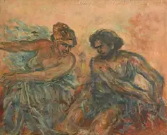 Achilles Admiring by Stella Steyn, oil on canvas, sold Dec 2018