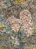 Basil Rakoczi, Still Life - Flowers in a Vase, watercolour and ink