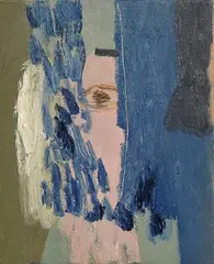 The Curtain by Paddy McCann, oil on linen, sold Dec 2018