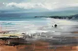 Paula McKinney, Evening Beach Stroll