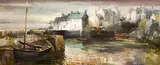 Kenneth Webb, Roundstone Harbour, oil on canvas