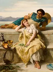 Alfred Elmore, A Greek Ode, 1879, oil on canvas