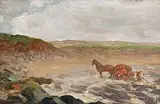 Gathering Seaweed, Mayo Coast by Jack Butler Yeats, 1909, oil on board, offered Nov 2018