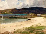 Portnablagh, Co Donegal by James Humbert Craig, oil on board, offered Nov 2018