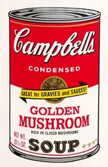 Andy Warhol American, Golden Mushroom, from Campbell's Soup II, 1969 (F. & S. II.62), screenprint in colours on smooth wove paper, framed - number 94 from an edition of 250 (total edition includes 26 artist's proofs). Printed by Salvatore Silkscreen Co., Inc., New York. Published by Factory Editions, New York.