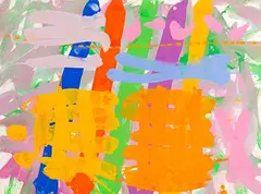 Albert Irvin British, Hackford Series No. 21, 1990, gouache