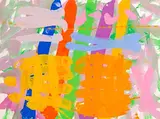 Albert Irvin British, Hackford Series No. 21, 1990, gouache