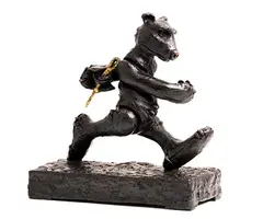 Stitch in Time by Patrick O'Reilly, 2017, unique bronze, sold Nov 2018