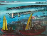 Daniel O'Neill, The Winners, oil on board