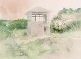 Dromahair Signal Box by Terence P. Flanagan, watercolour, offered Nov 2018
